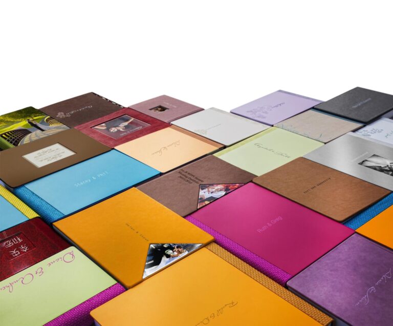 Varie tipologie di album di matrimonio