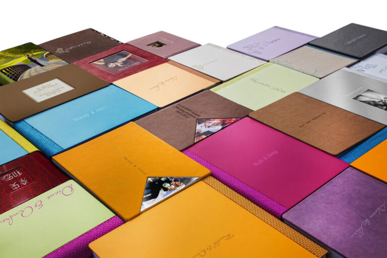 Varie tipologie di album di matrimonio